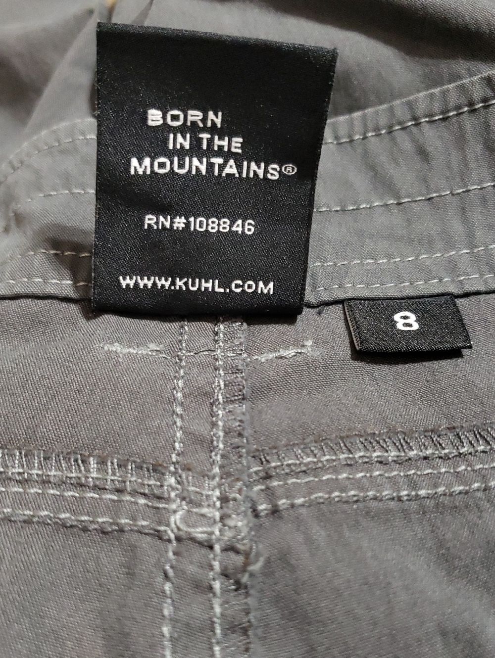 KÜHL Women's Splash Bermuda Shorts In Gray. Size: 8 - Picture 8 of 10